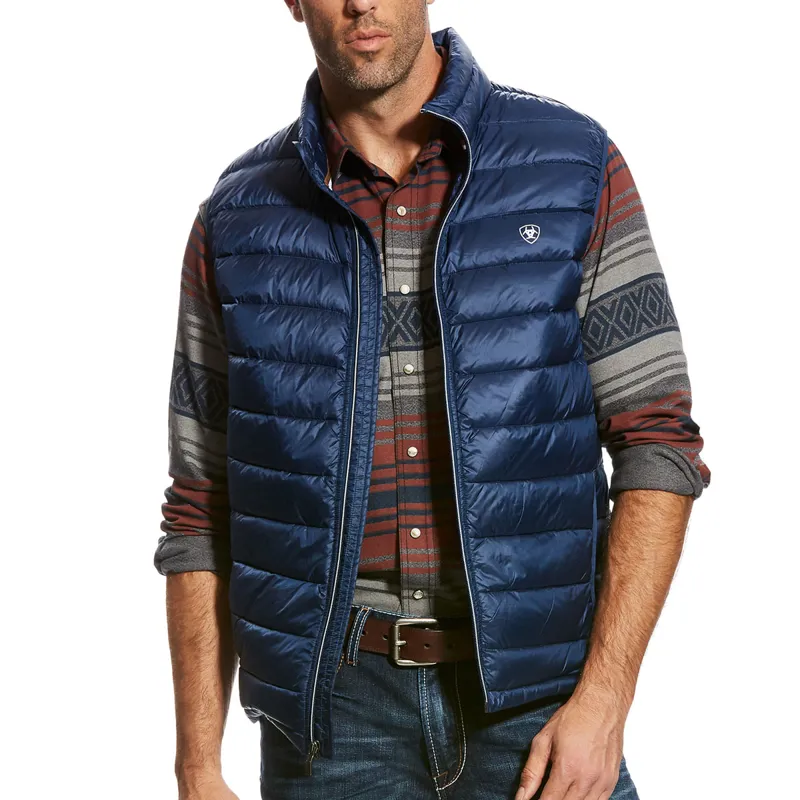 Outer material quilted with 145 g wadding Pikeur Mens Arco Quilted Gilet Magnet
