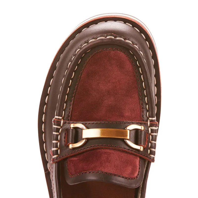 Ariat Ivy Cruiser Ladies Shoes - Maroon/Velvet-4