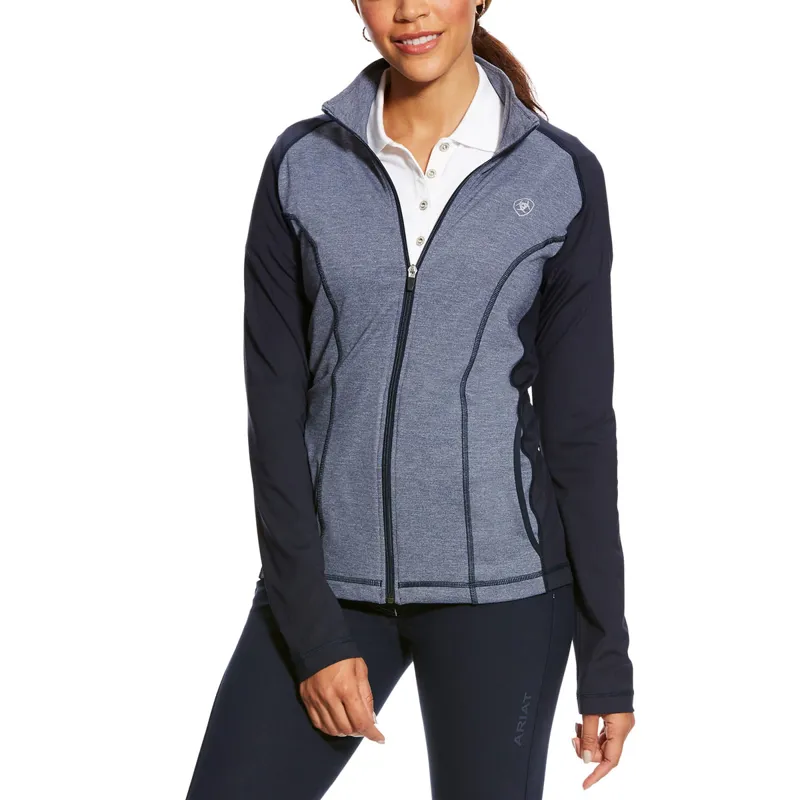 Ariat Freja Full Zip Ladies Jumper - Navy Heather