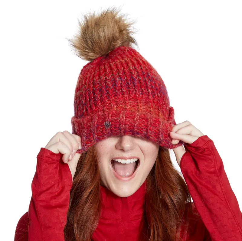 Ariat Space Beanie with Pom Pom - Autumn