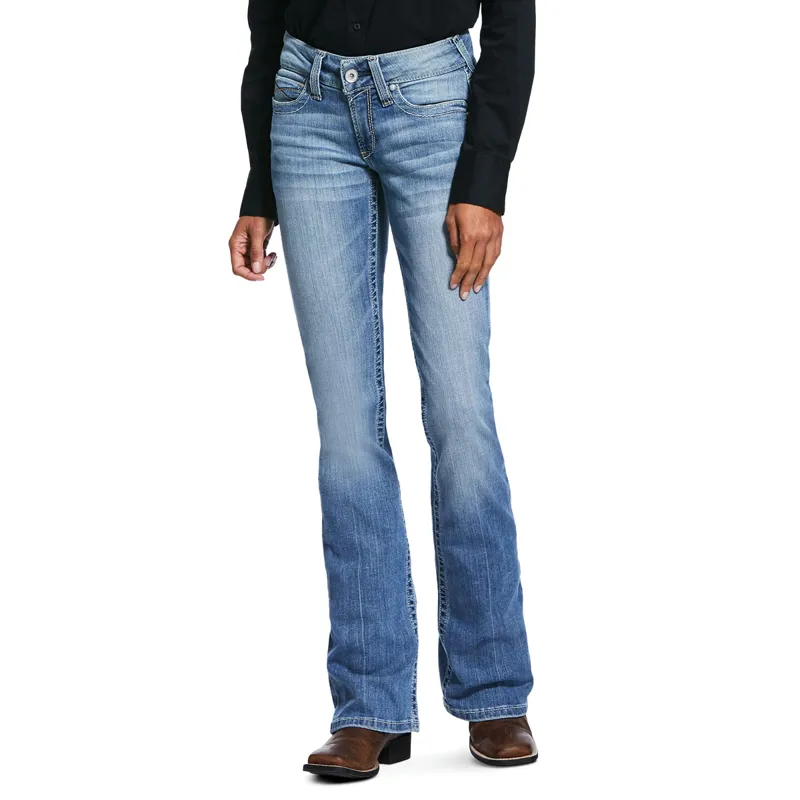 Ariat R.E.A.L. Mid Rise Stretch Rosa Boot Cut Jeans - Bombshell