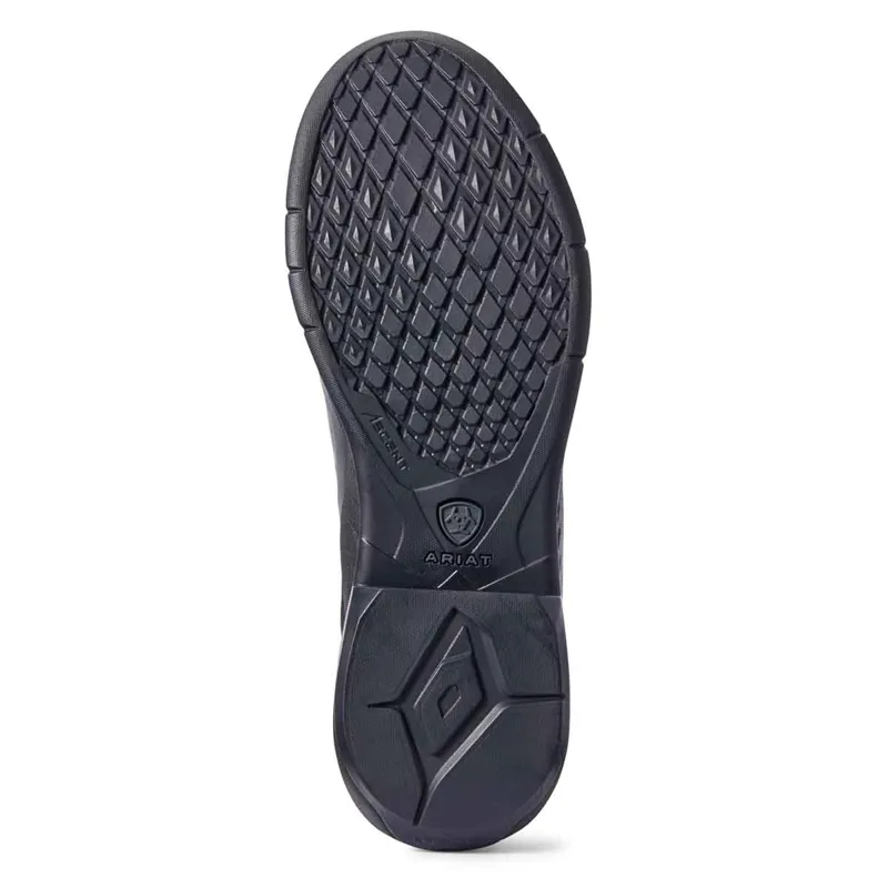 Ariat Ascent Ladies Paddock Boots - Black/Red-3