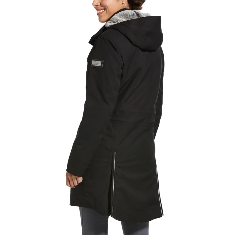 Ariat Tempest Ladies Waterproof Insulated Ladies Parka Jacket - Black-1