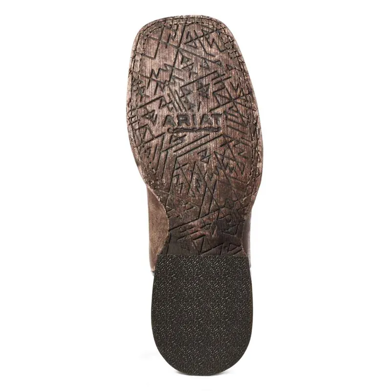 Ariat Circuit Savanna Ladies Western Boots - Distressed Brown/Leopard-3