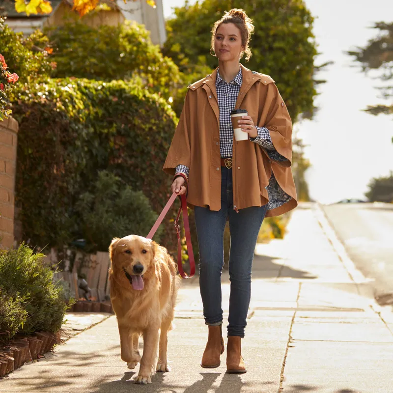 Ariat Country Anza Ladies Waterproof Cape - Travertine-7