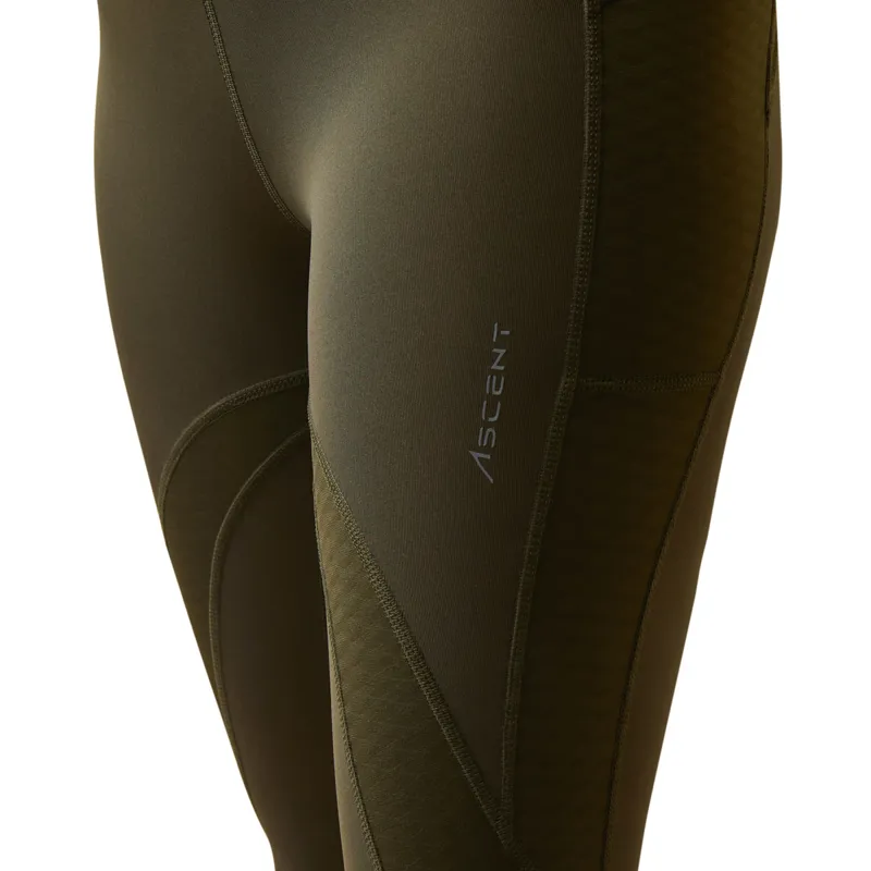 Ariat Ascent Half Grip Ladies Riding Tights - Relic-3