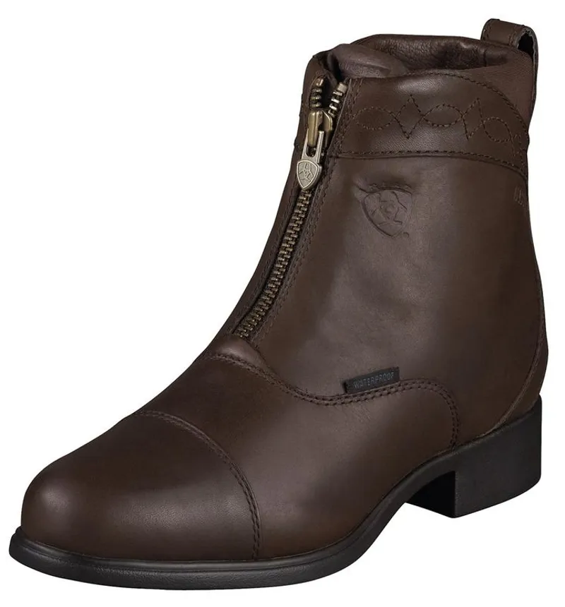 Ariat Bancroft H2O Womens Zip Paddock Boot Chocolate