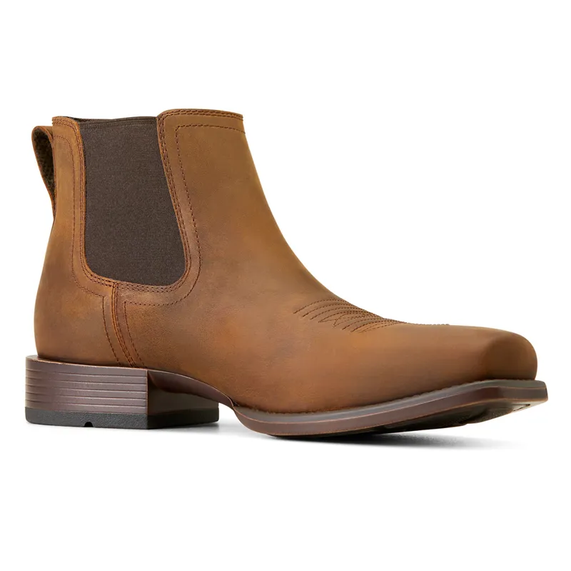 Square toe sales cowboy boots ariat
