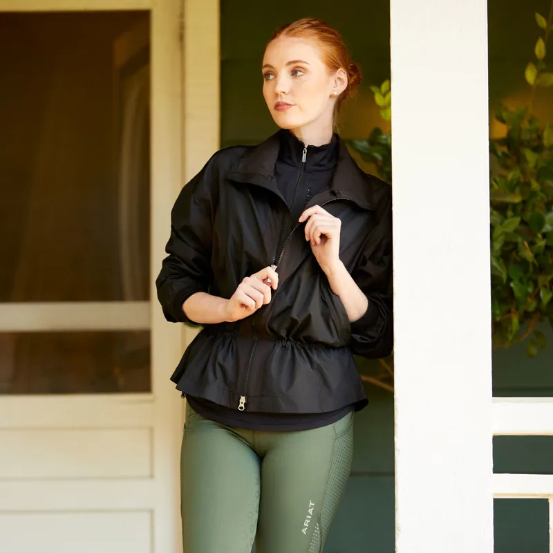 Ariat Breathe Ladies Waterproof Jacket - Black-5