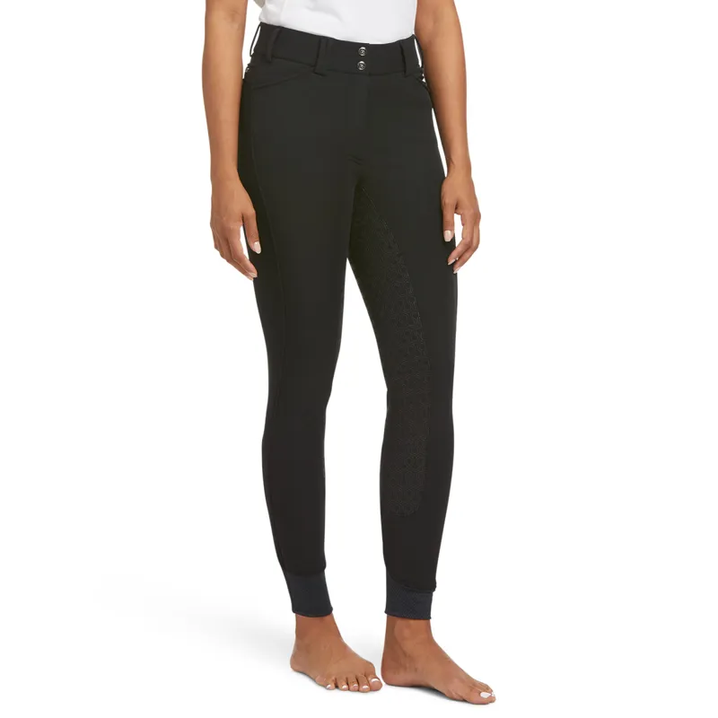 Ariat Tri Factor Frost Grip Full Seat Ladies Softshell Breeches - Black