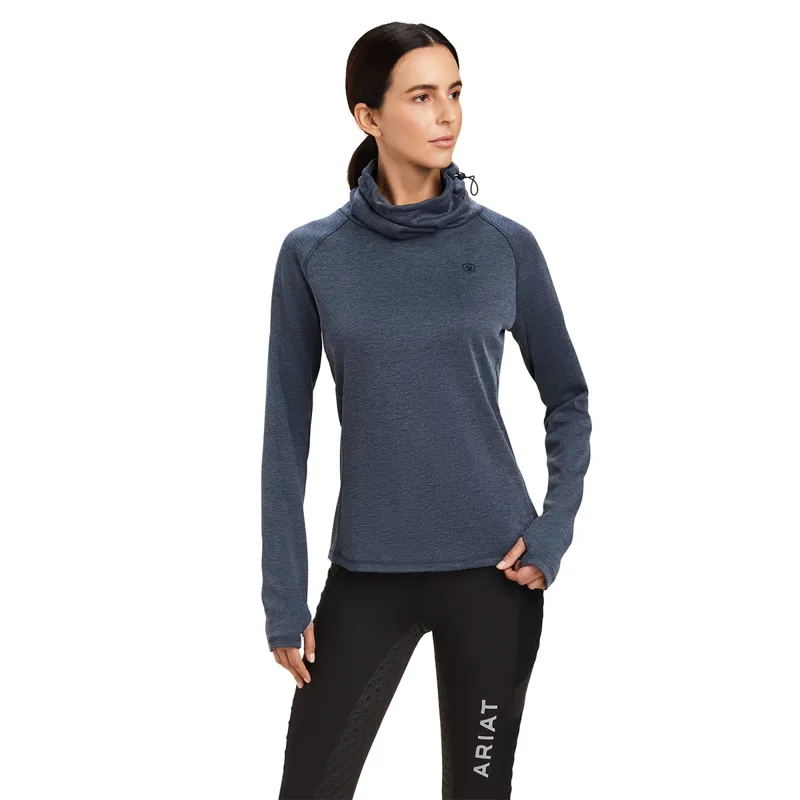 Ariat Canny Ladies Long Sleeve Top - Navy Eclipse