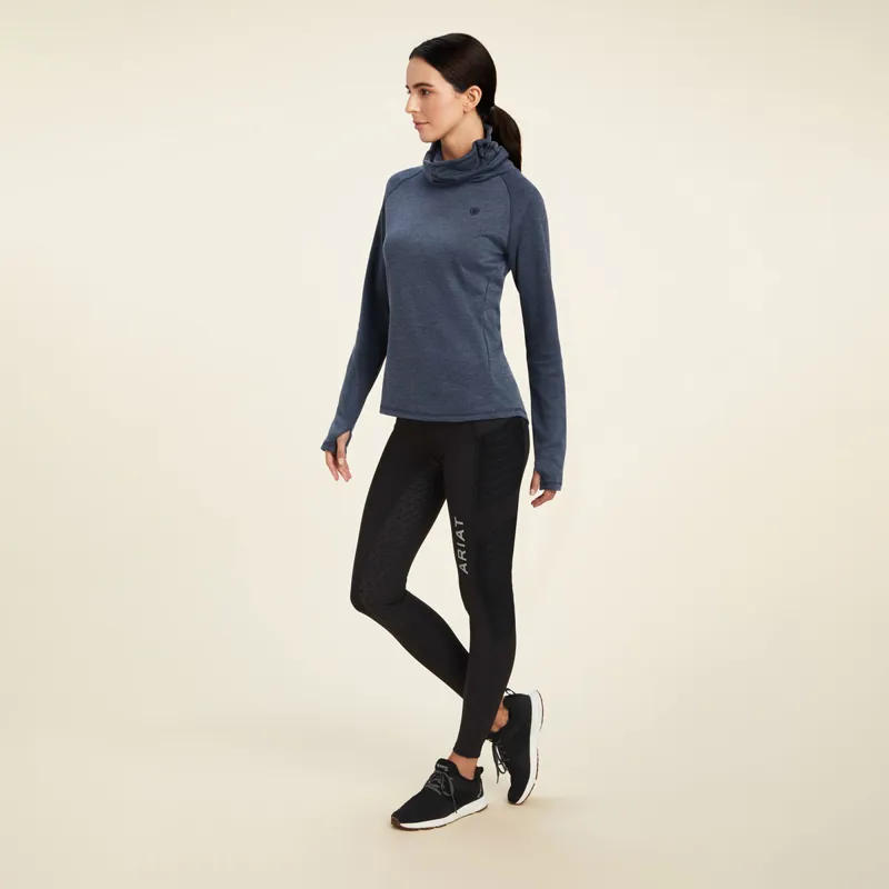 Ariat Canny Ladies Long Sleeve Top - Navy Eclipse-2