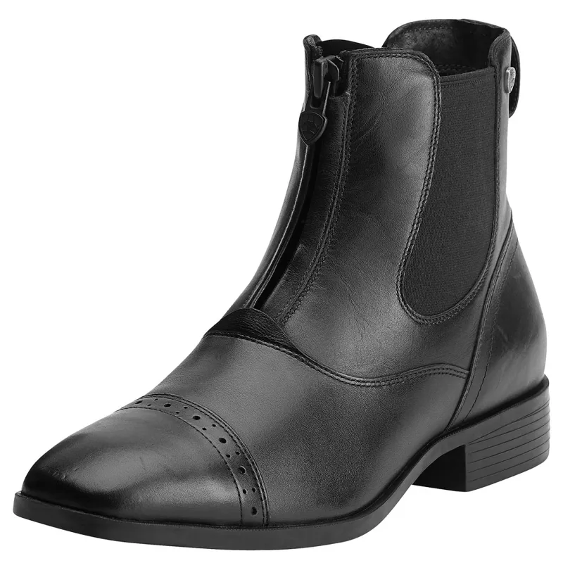 Ariat Challenge Square Toe Zip Paddock Boot - Black