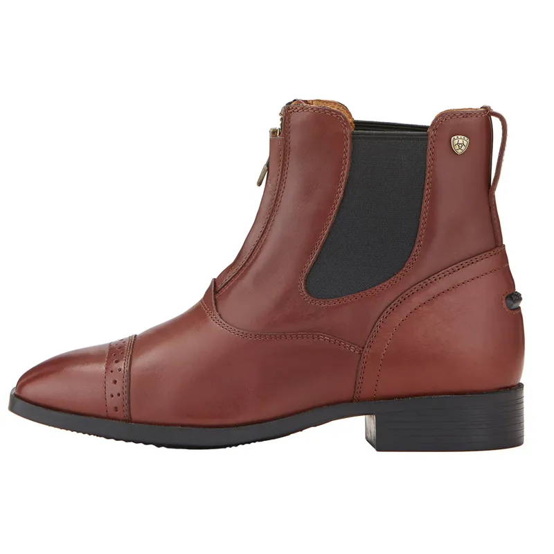 ariat challenge contour square toe field zip riding boot