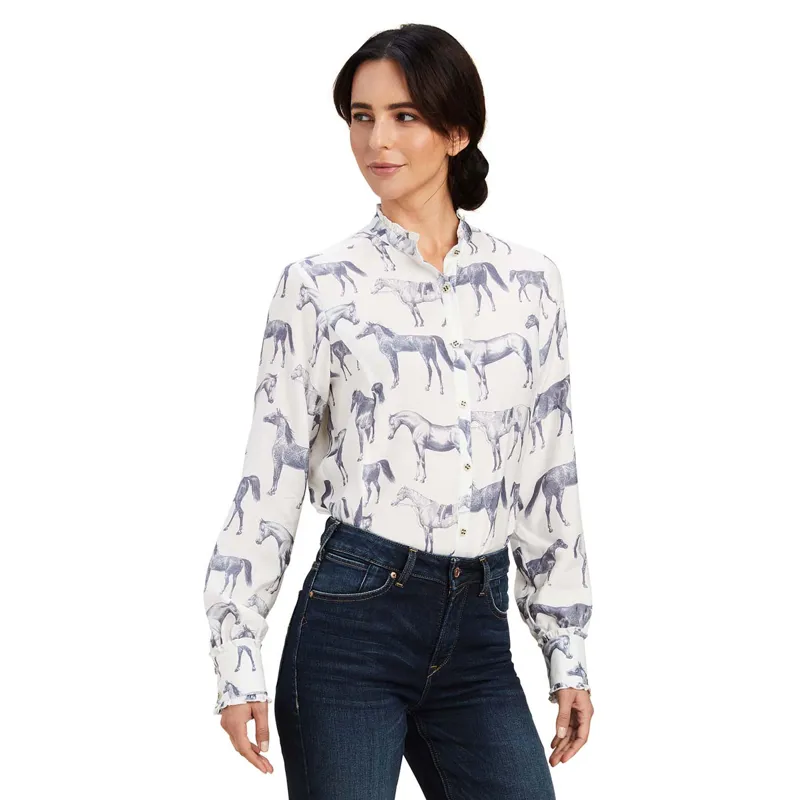 Ariat Country Clarion Ladies Blouse - In Hand Print