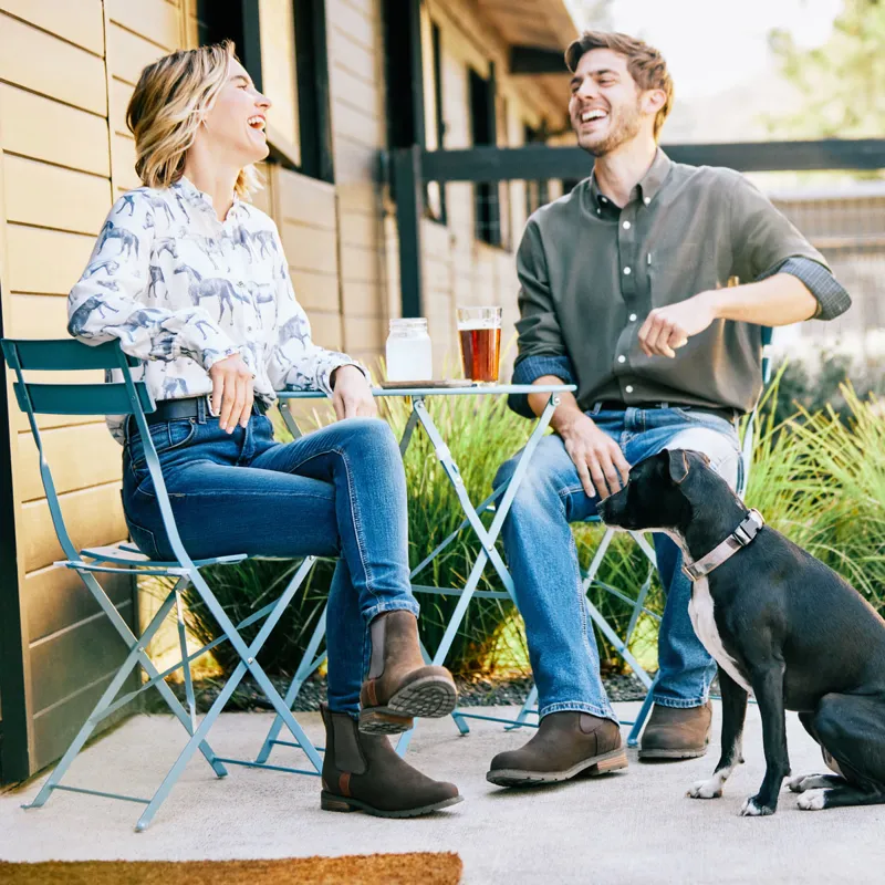 Ariat Country Clarion Ladies Blouse - In Hand Print-9