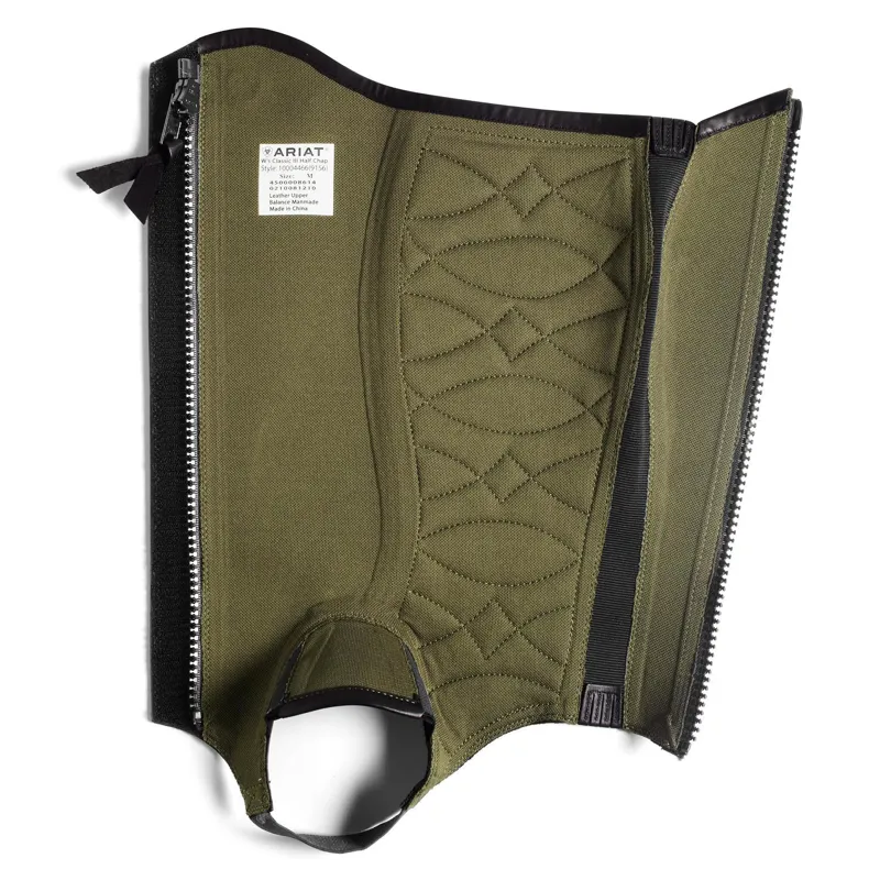 ariat half chaps womens