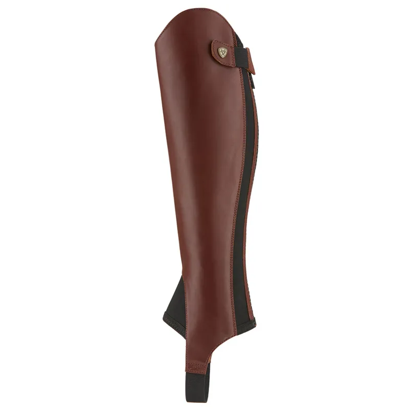 Ariat Close Contour Half Chaps Cognac Brown