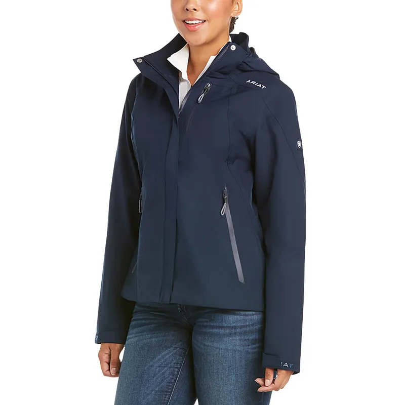 Ariat Coastal Ladies Waterproof Jacket - Navy
