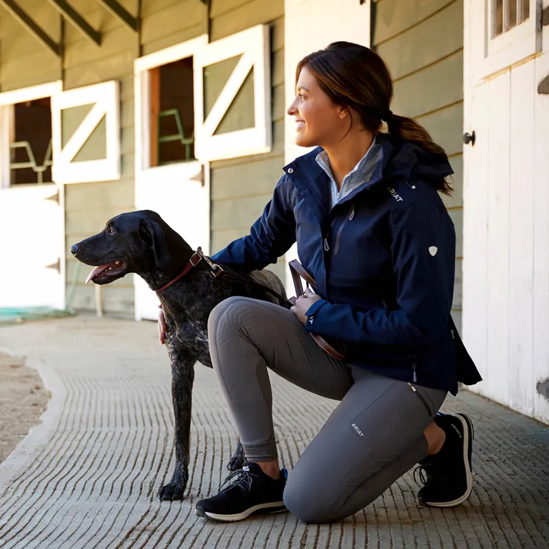 Ariat Coastal Ladies Waterproof Jacket - Navy-5