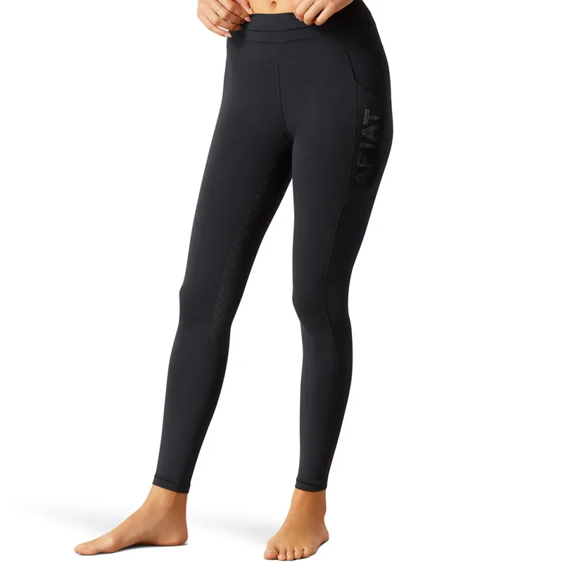 Ariat EOS 2.0 Full Grip Womens Riding Tights - Black