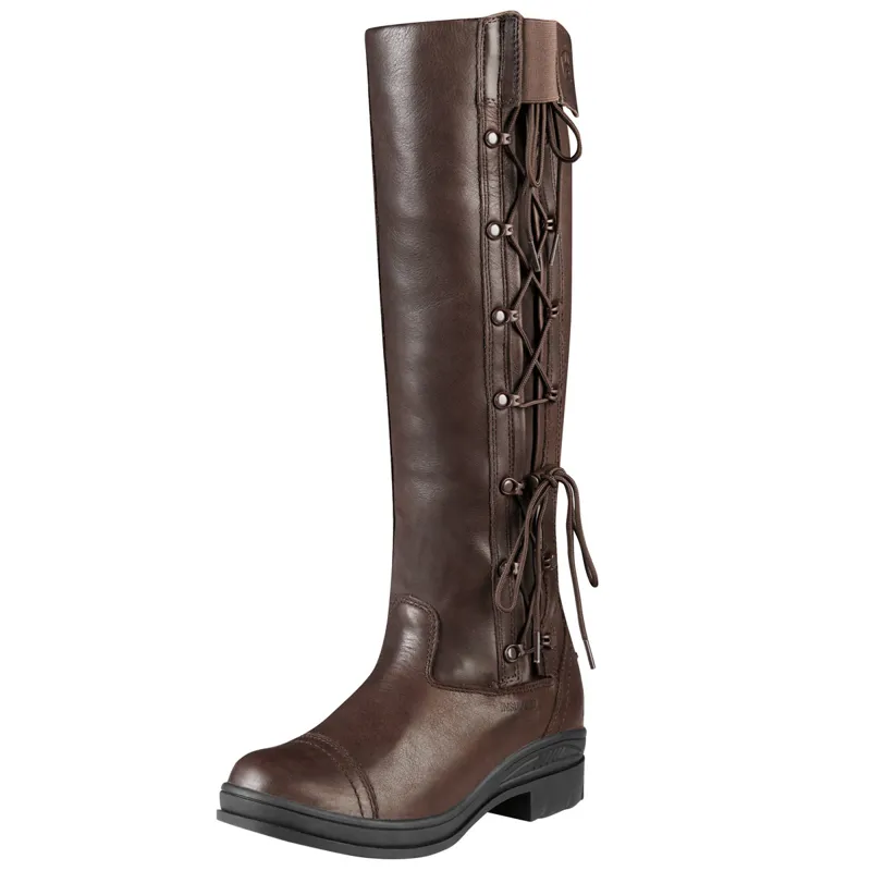 Ariat Glacier Tall Sympatex Laced Boot - Chocolate