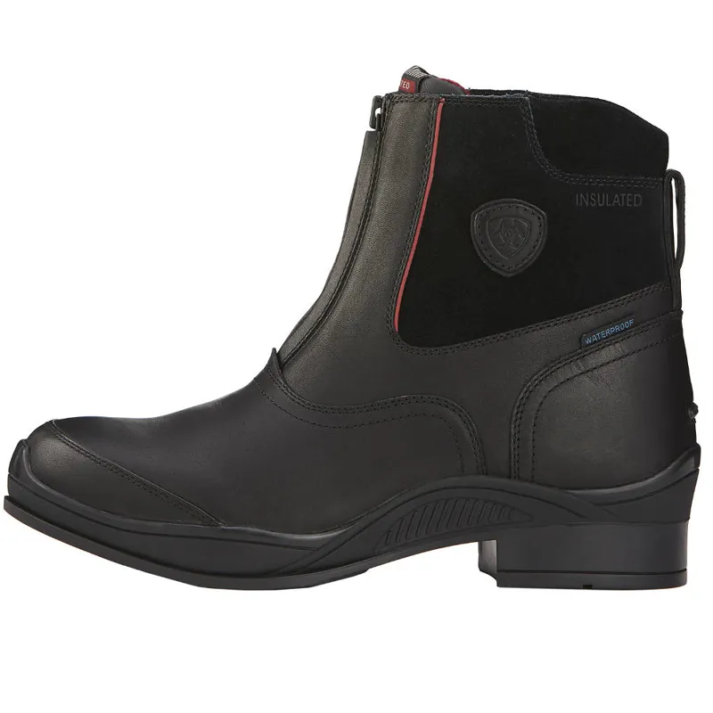 Ariat Extreme Zip Paddock H20 Insulated Mens Boots - Black - Redpost ...