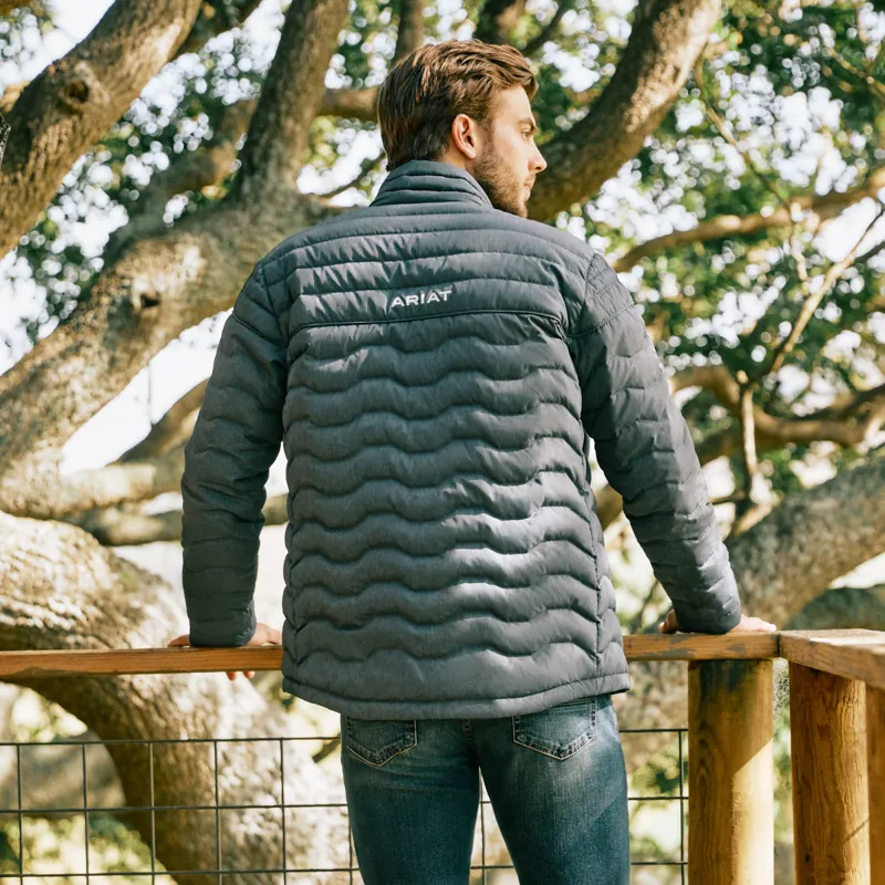 Ariat Ideal Down Mens Jacket - Charcoal Heather-6