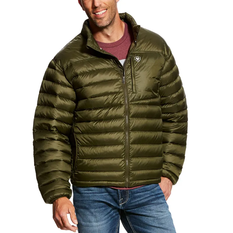 Ariat Ideal Down Mens Jacket - Brine Olive