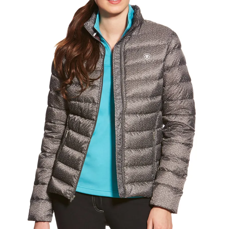 Ariat Ideal Ladies Down Jacket Herringbone Print