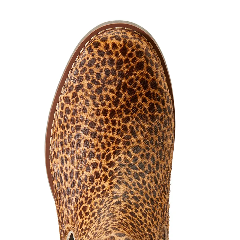 Ariat Wexford Ladies Short Boots - Cheetah Hair On-5
