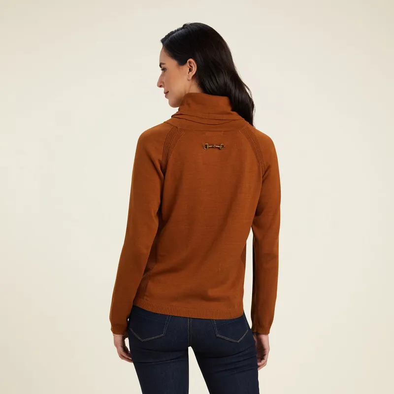 Ariat Country Lexi Ladies Sweater - Chestnut-1