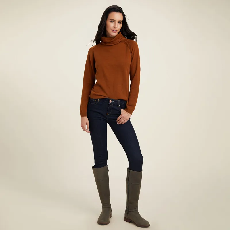Ariat Country Lexi Ladies Sweater - Chestnut-2