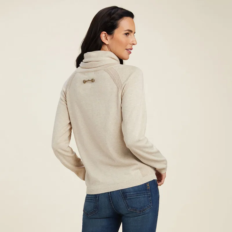 Ariat Country Lexi Ladies Sweater - Oatmeal-1