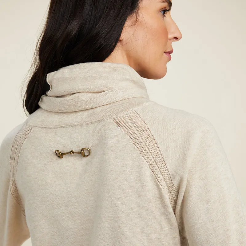 Ariat Country Lexi Ladies Sweater - Oatmeal-4