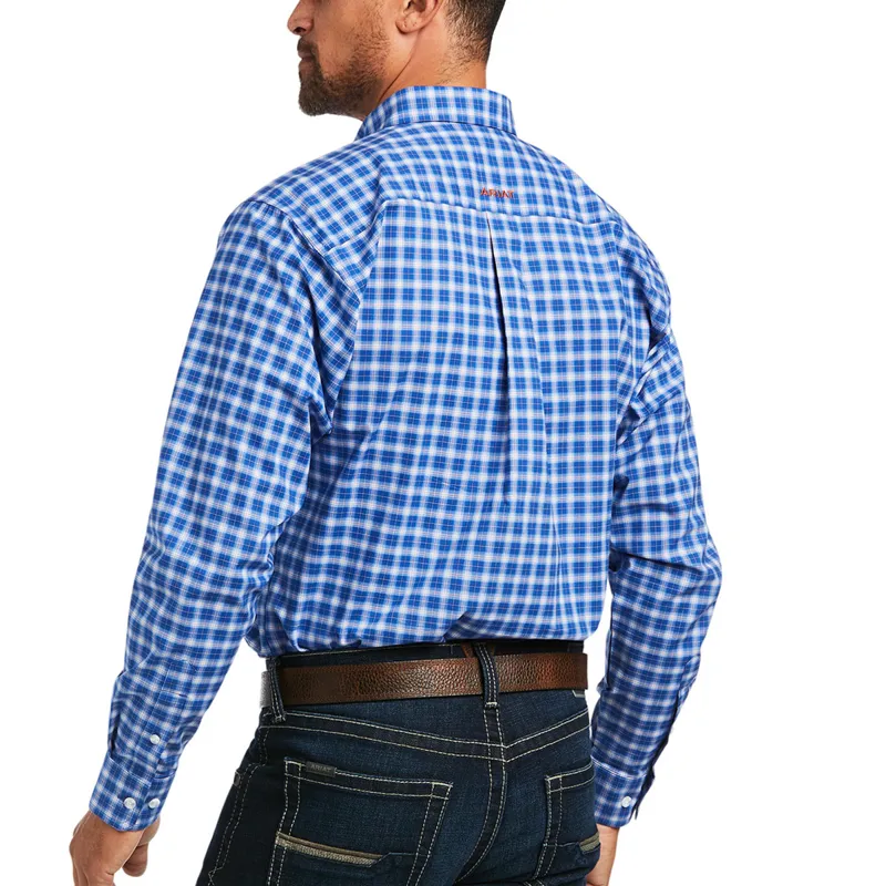 Ariat Gyles Pro Series Long Sleeve Mens Shirt - Deep Pacific-1