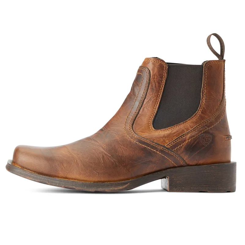 Mens western discount style chelsea boots