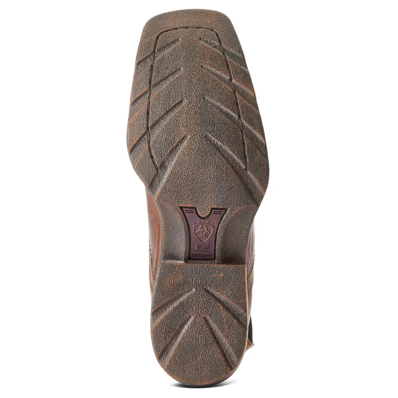 Ariat Mens Midtown Rambler Western Boots - Barn Brown-4