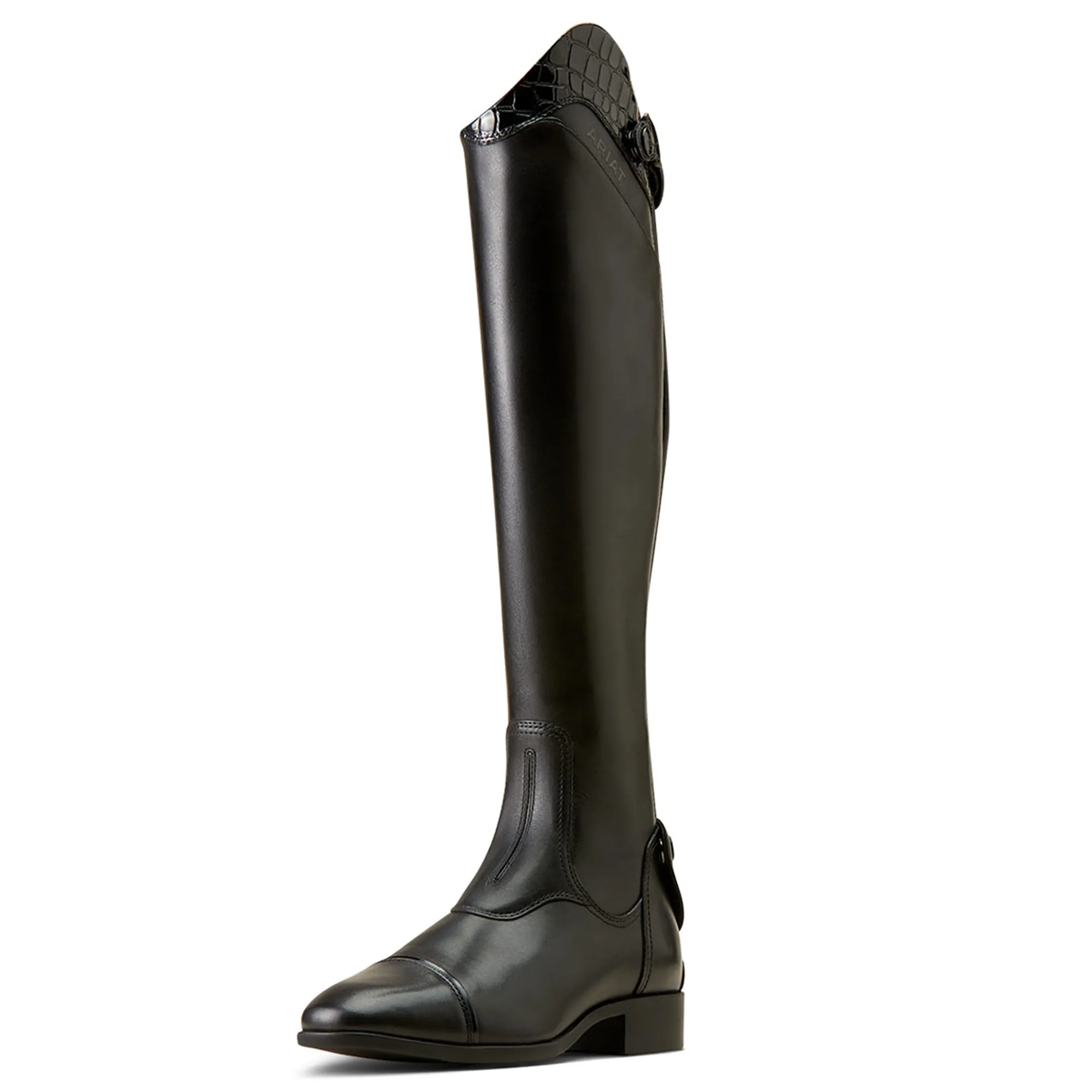 Ariat Rider Ariat Palisade Show Tall Ladies Riding Boots Black Croc Print