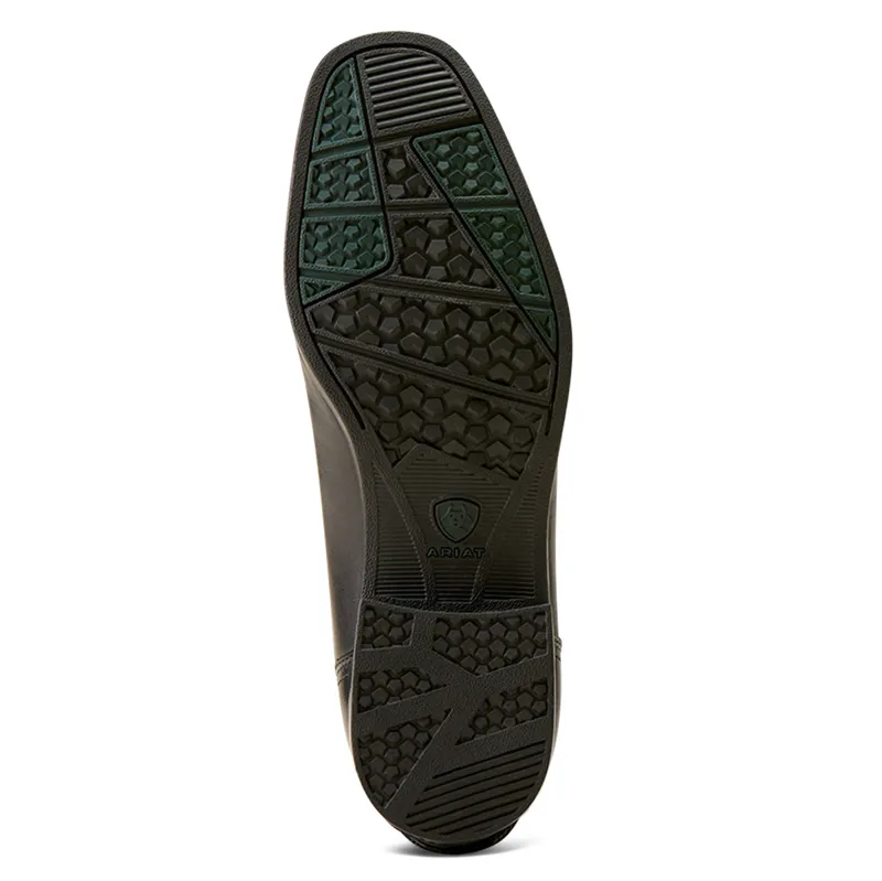 Ariat Palisade Show Tall Ladies Riding Boots - Black/Black Croc Print-3