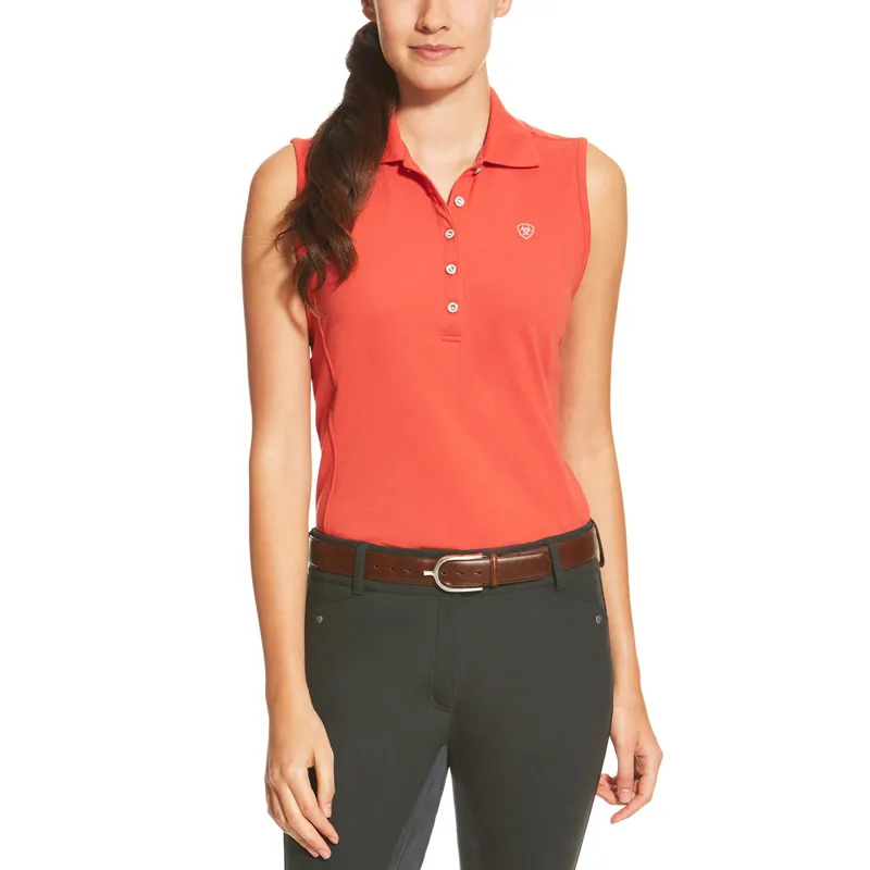 womens sleeveless polo