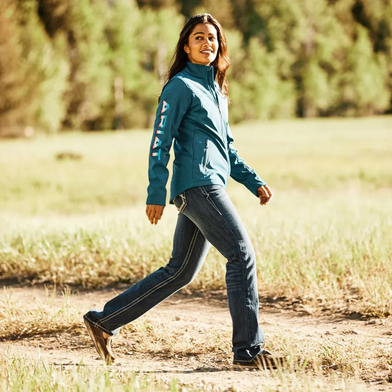 Ariat R.E.A.L. Mid Rise Ivy Womens Straight Leg Jeans - Dresden-4