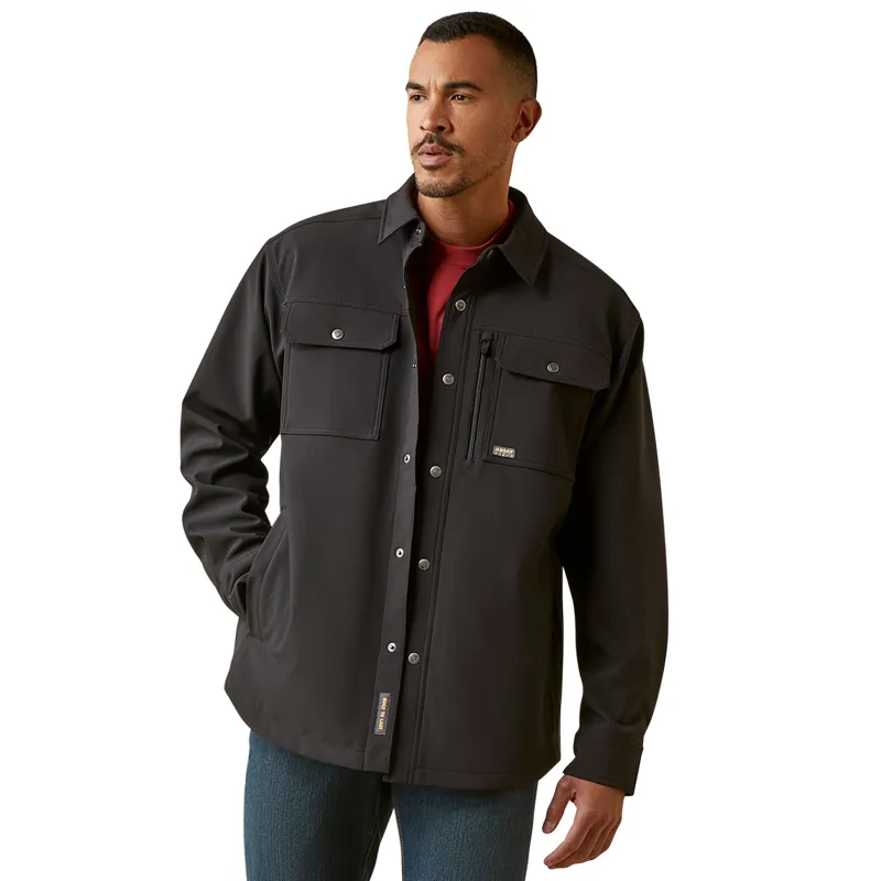 Ariat Rebar Utility Softshell Mens Shirt Jacket Black