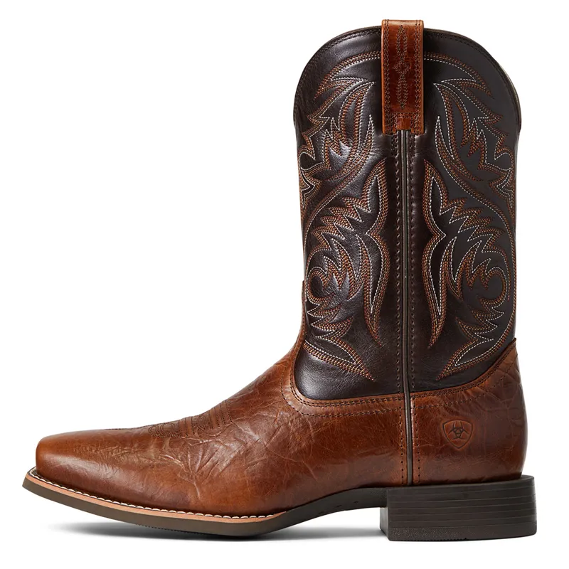 Ariat Sport Herdsman Mens Western Boots Peanut Butter Brown