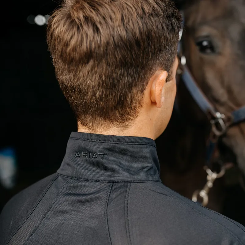 Ariat Sunstopper 3.0 Mens Base Layer Top - Black-6