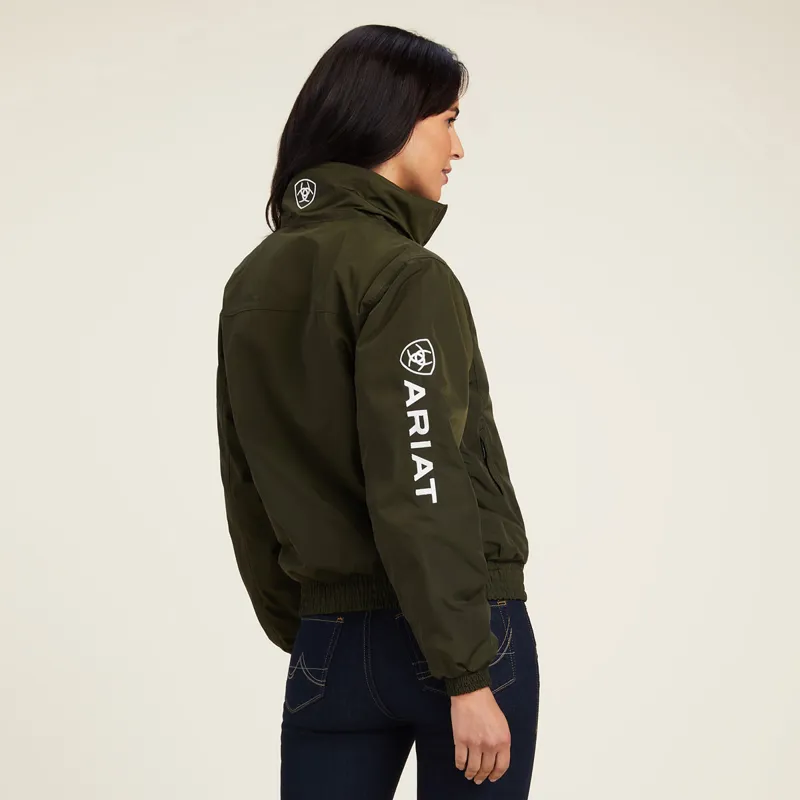 Ariat Ladies Waterproof Stable Team Blouson Jacket Forest Mist