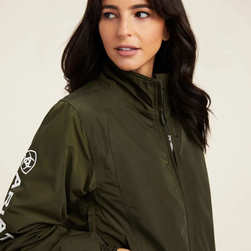 Ariat Ladies Waterproof Stable Team Blouson Jacket Forest Mist