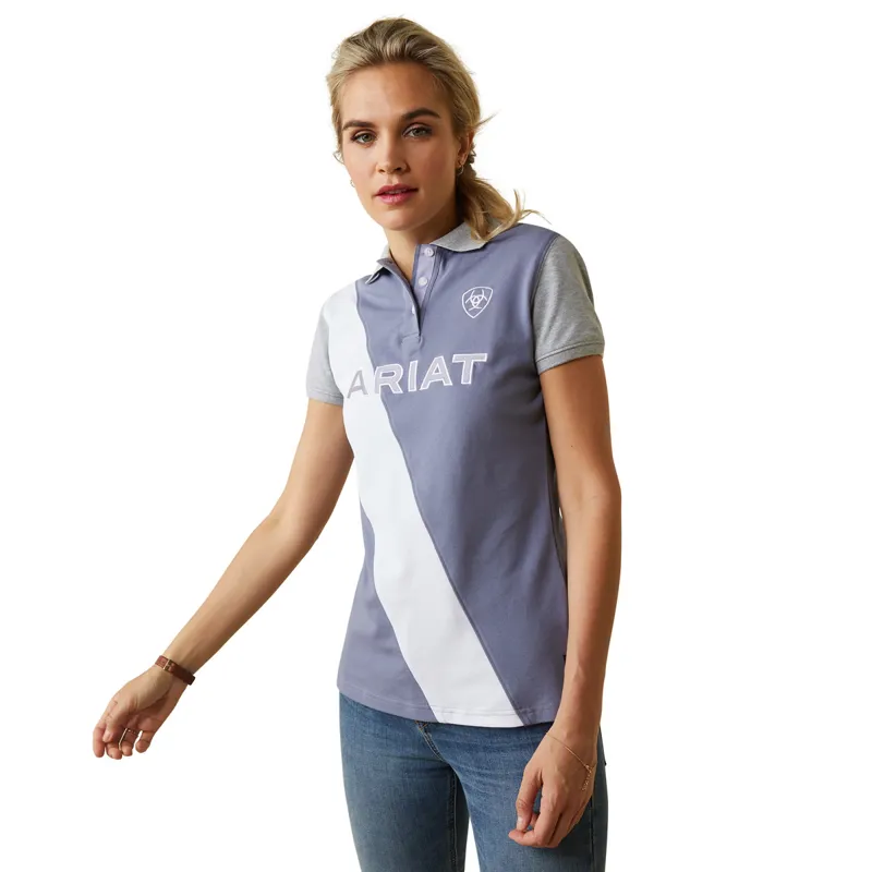 Ariat Taryn Ladies Polo Shirt - Dusky Granite