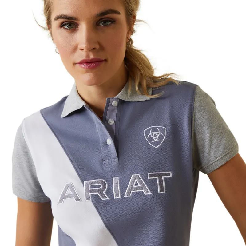 Ariat Taryn Ladies Polo Shirt - Dusky Granite-2