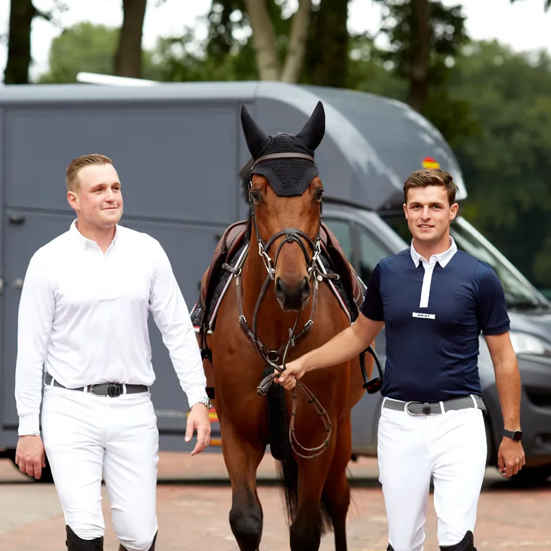 Ariat TEK Mens Show Shirt - Navy-2